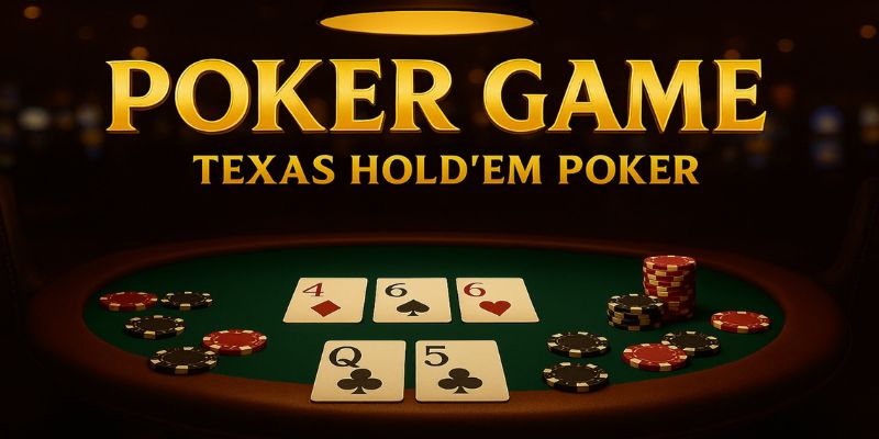 Giao diện bàn Texas Holdem Poker online tại Jun88