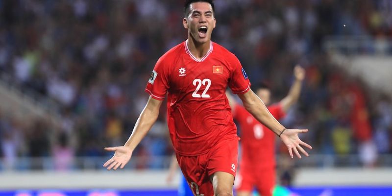 Tiền đạo đội tuyển Việt Nam Nguyễn Tiến Linh